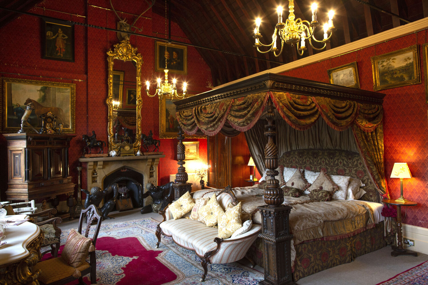 The King’s room – soveværelset på Mounsel House. Her skal der gerne avles sønner – to styk, hvis den ene viser sig at være homoseksuel.