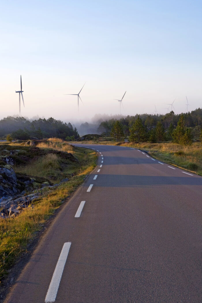 »Vi, der ikke bryder os om vindmøller i den norske natur, har tabt«, siger Jon Hustad. FOTO: RITZAU SCANPIX