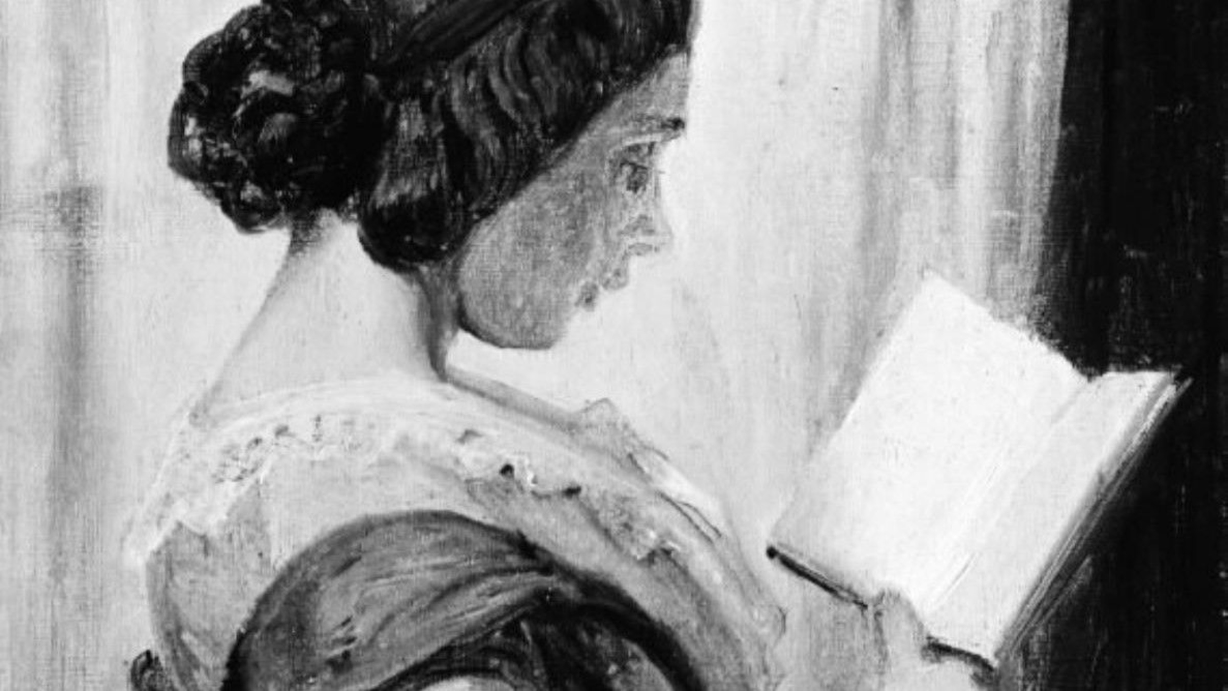 Maleri: Læsende ung pige, Wilhelm Marstrand Foto: 