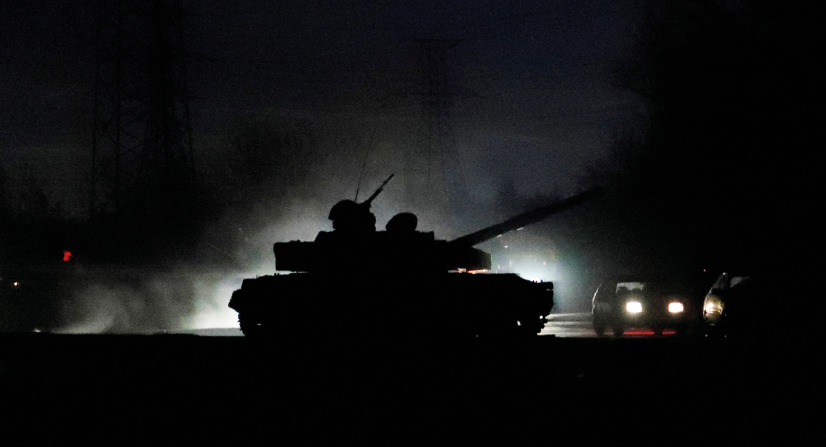 <p>En kampvogn i Donetsk i det østlige Ukraine, hvor hovedparten af den ukrainske hær befinder sig. Foto: Alexander Ermotjenko, Scanpix</p> Foto: 